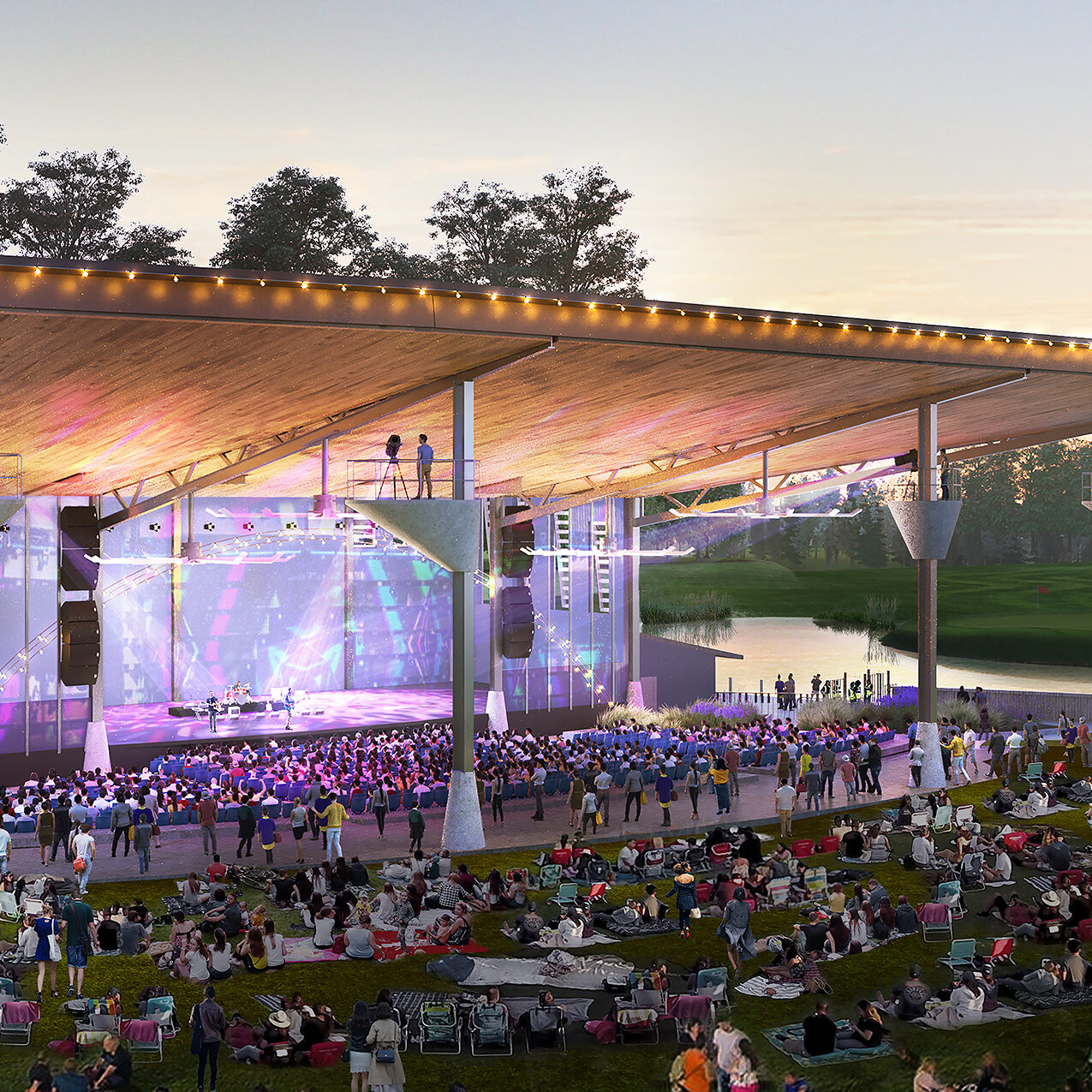 Freeman Arts Pavilion concept rendering