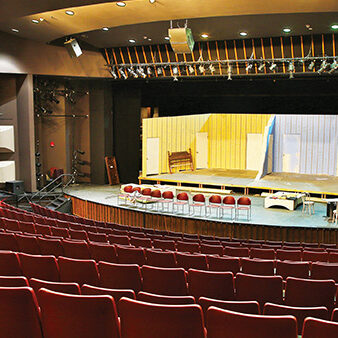 Interior of Middlesex College Theatre